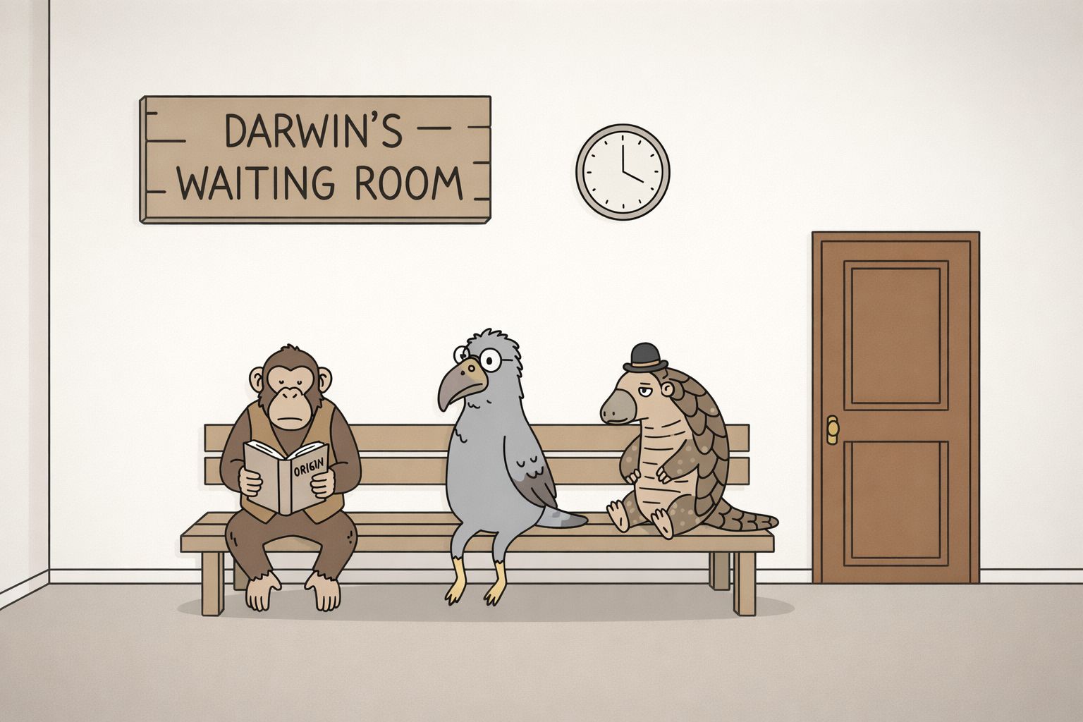 Darwin's Waiting Room logo